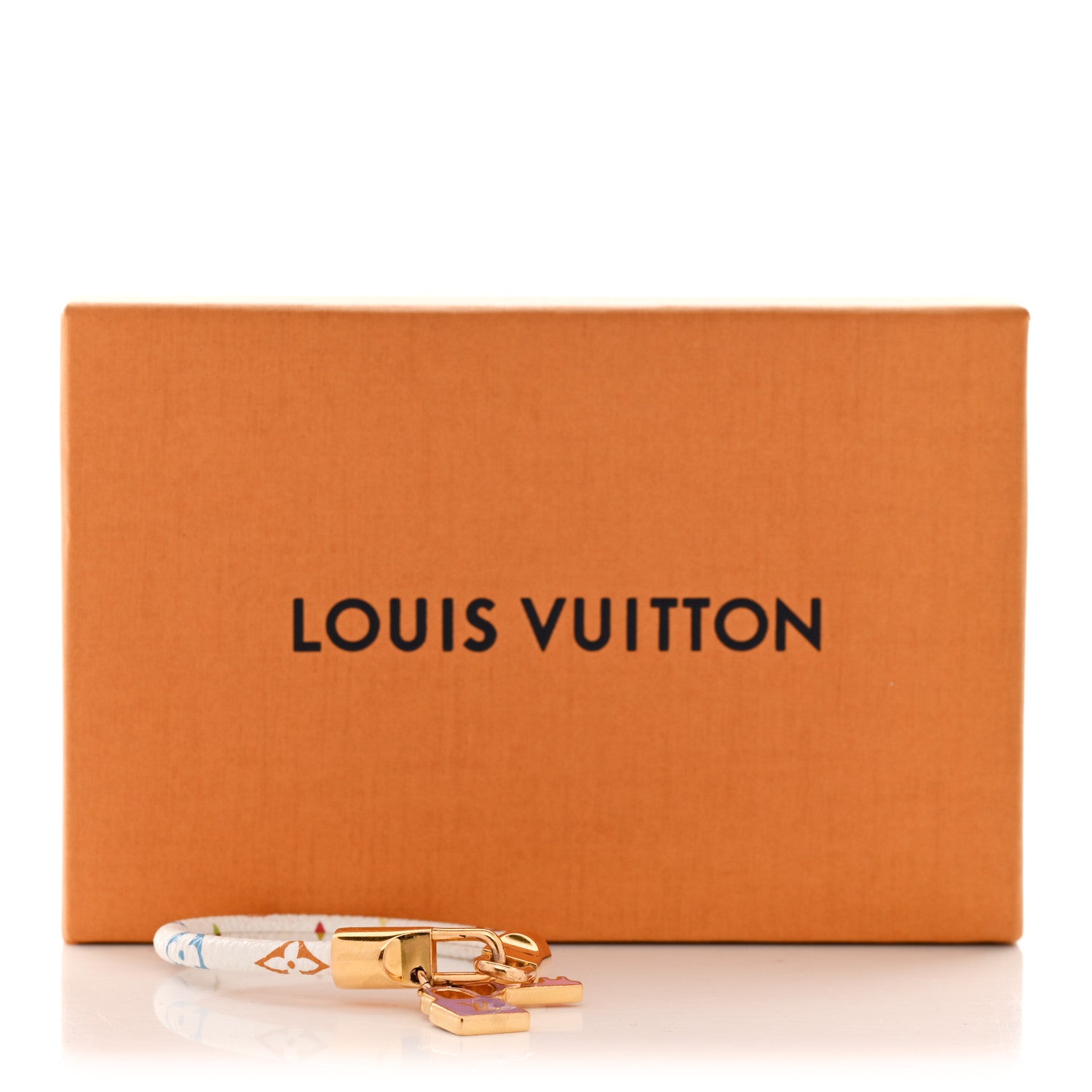 Louis Vuitton Monogram Multicolor Luck It Bracelet 17 White 6 of 6