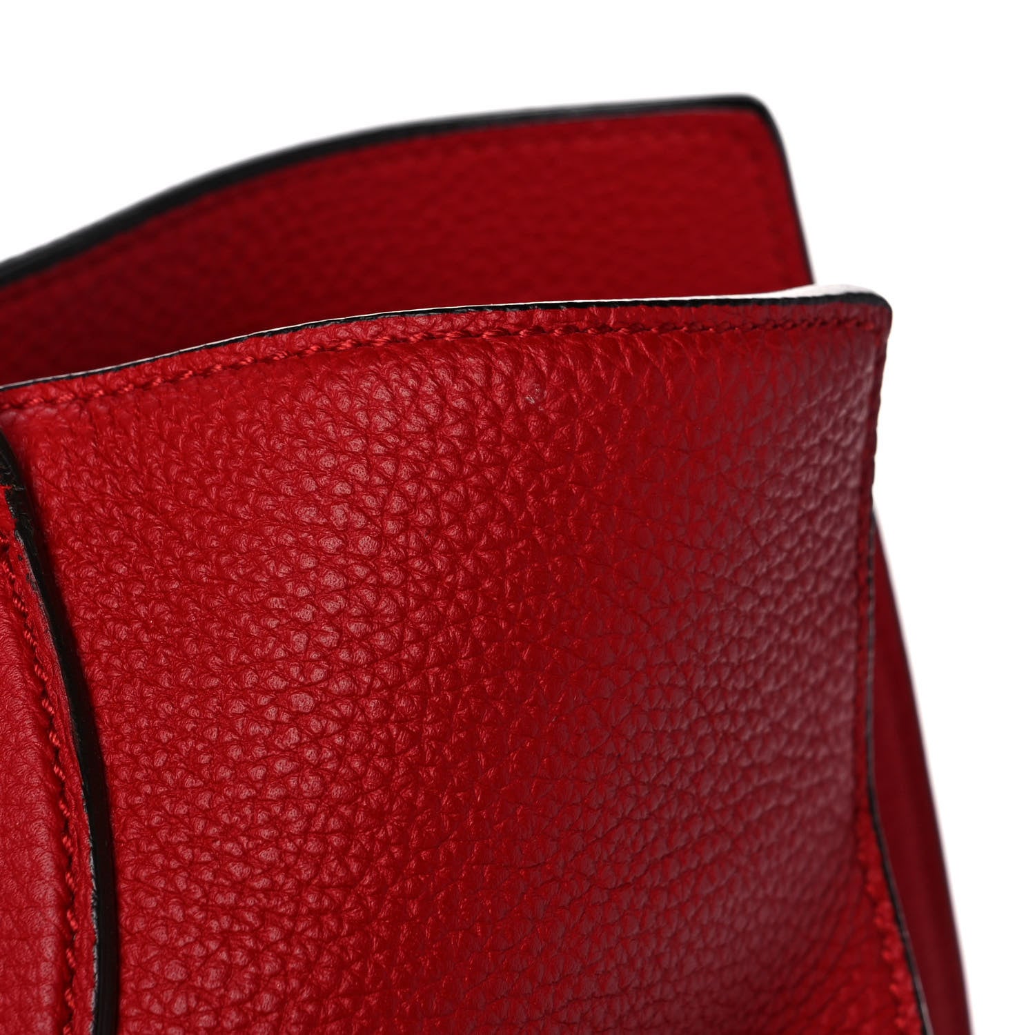 Gucci Soft Calfskin Medium Jackie Top Handle Bag Hibiscus Red 12 of 12