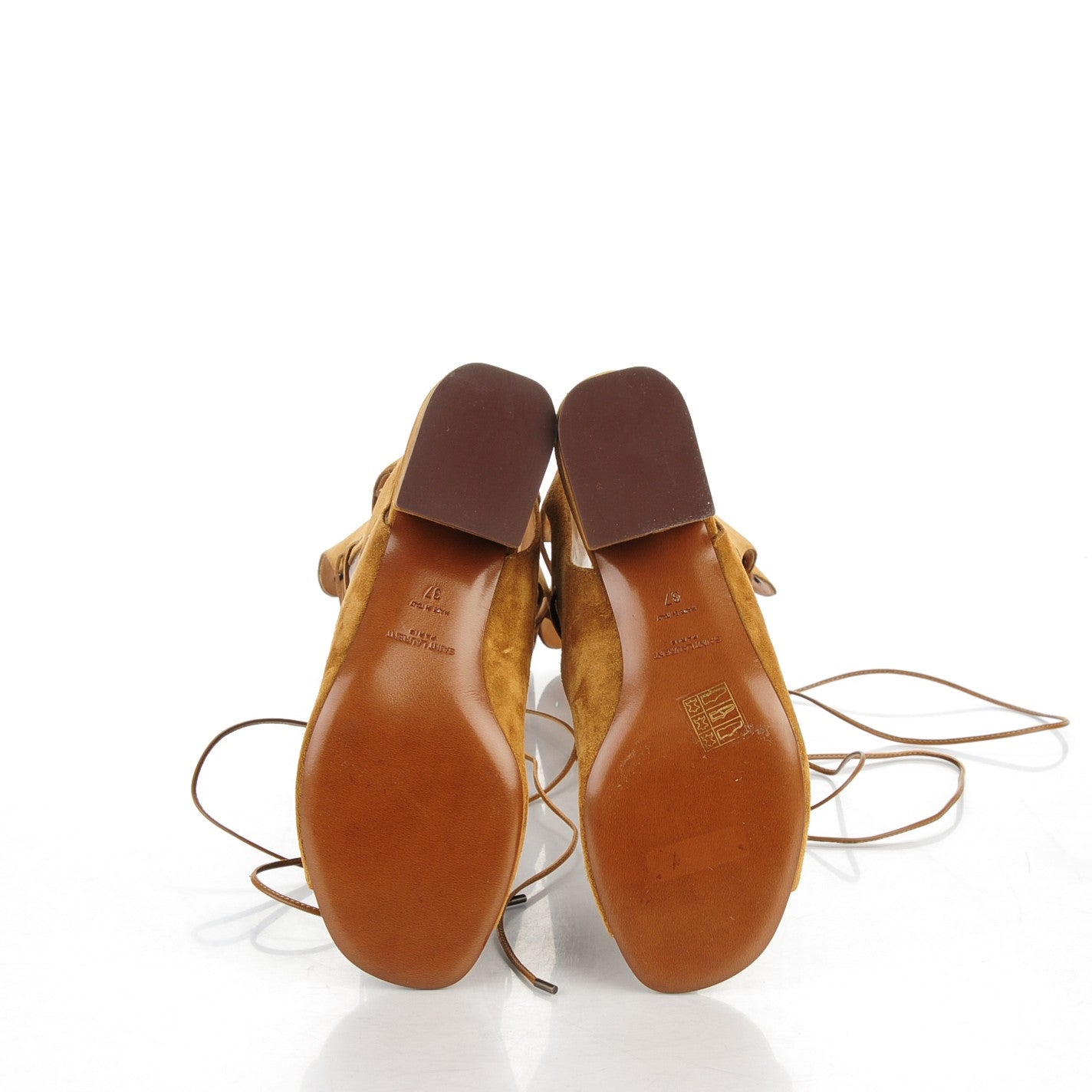 Suede Babies Knee High Gladiator Sandals Tan
