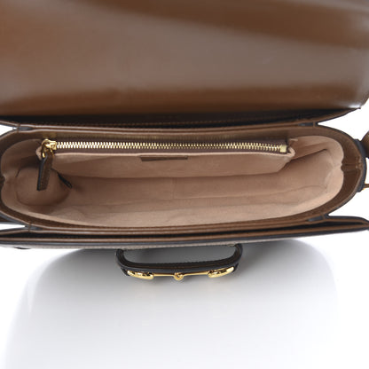 Gucci GG Supreme Monogram Horsebit 1955 Shoulder Bag Beige Brown Sugar 5 of 12