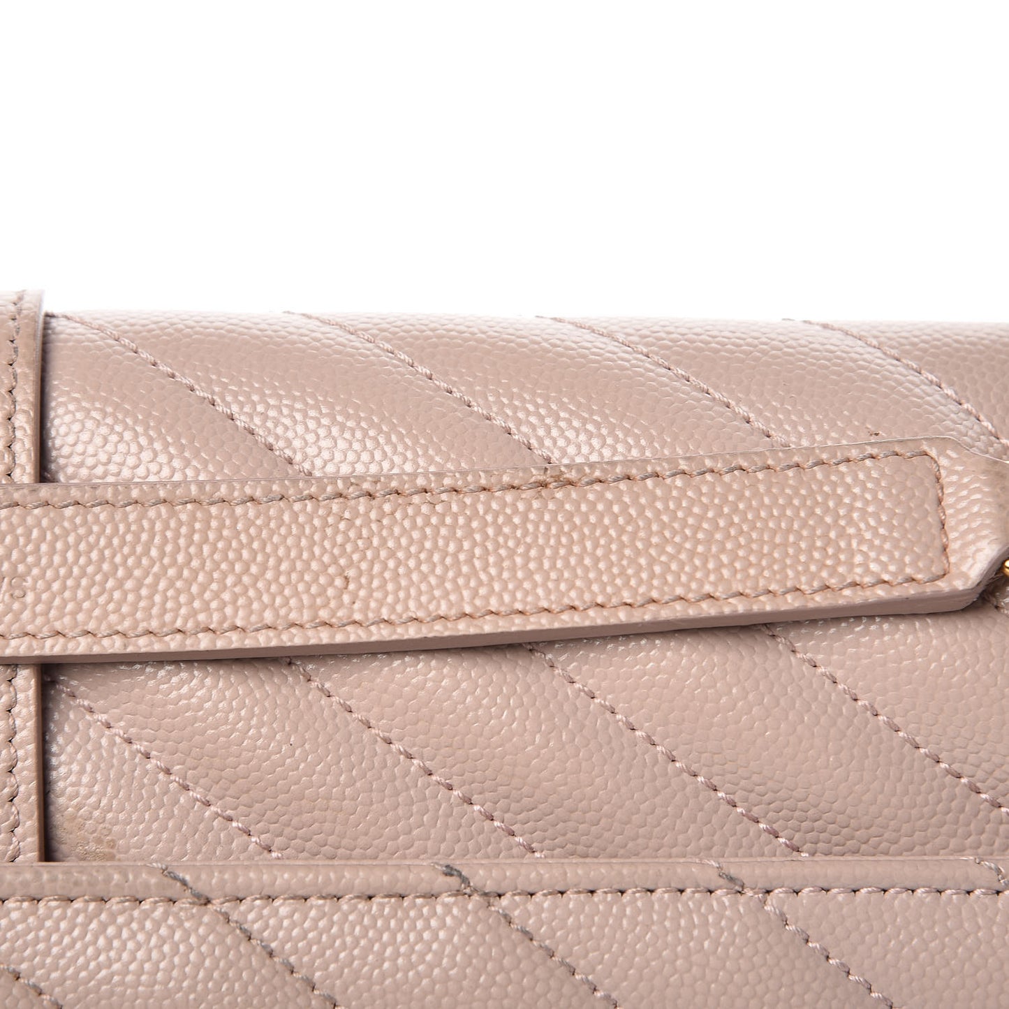 Grain De Poudre Matelasse Chevron Large Monogram Satchel Rose Antic