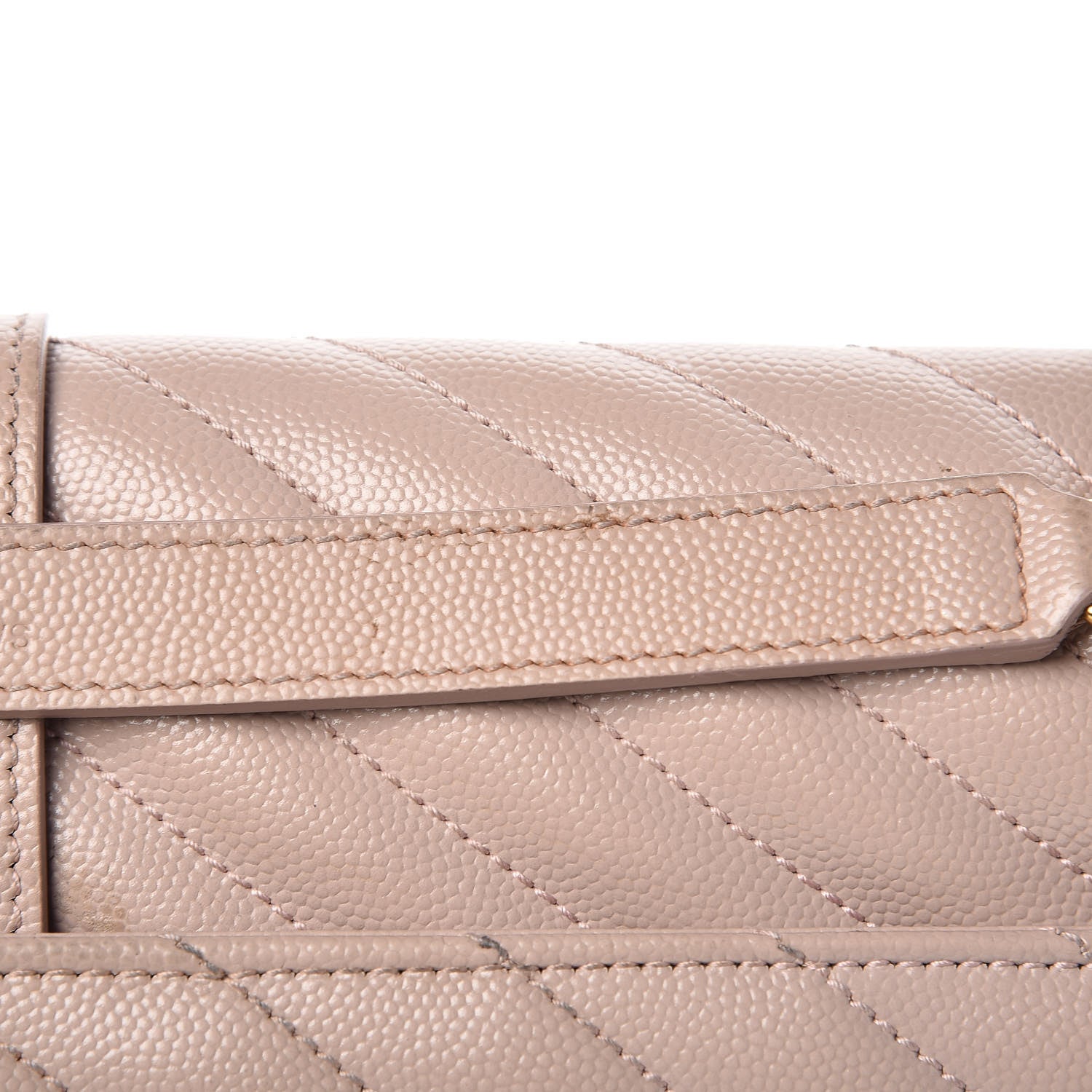 Saint Laurent Grain De Poudre Matelasse Chevron Large Monogram Satchel Rose Antic 14 of 20