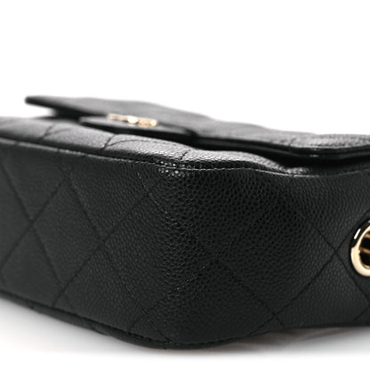 Chanel Caviar Quilted Chain Camera Bag Black 10 of 10