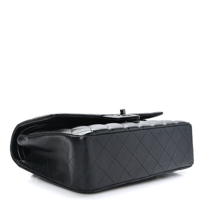 Chanel Lambskin Quilted Medium Double Flap So Black 4 of 10