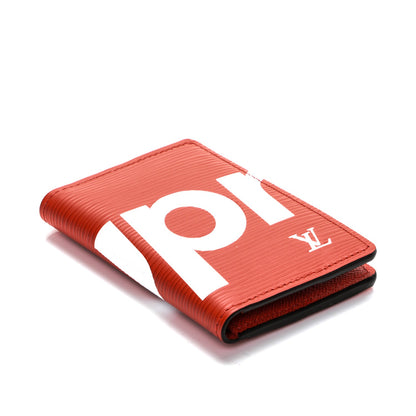 Louis Vuitton X SUPREME Epi Pocket Organizer Red 4 of 7