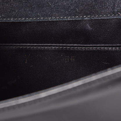 Saint Laurent Patent Monogram Large Belle De Jour Clutch Black 6 of 12