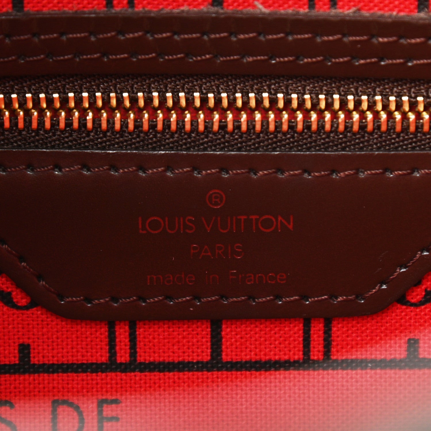 Louis Vuitton Damier Ebene Neverfull PM 6 of 10