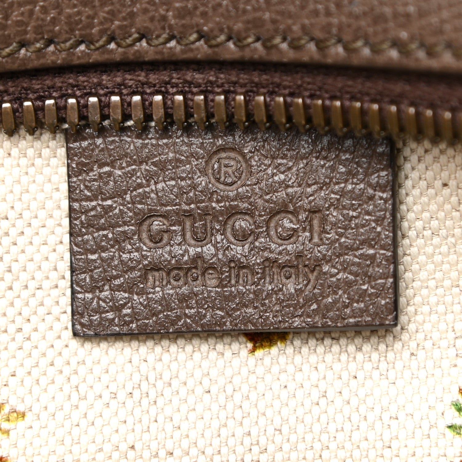 Gucci GG Supreme Monogram Web Neo Vintage Shoulder Bag Beige New Acero Crop 6 of 10