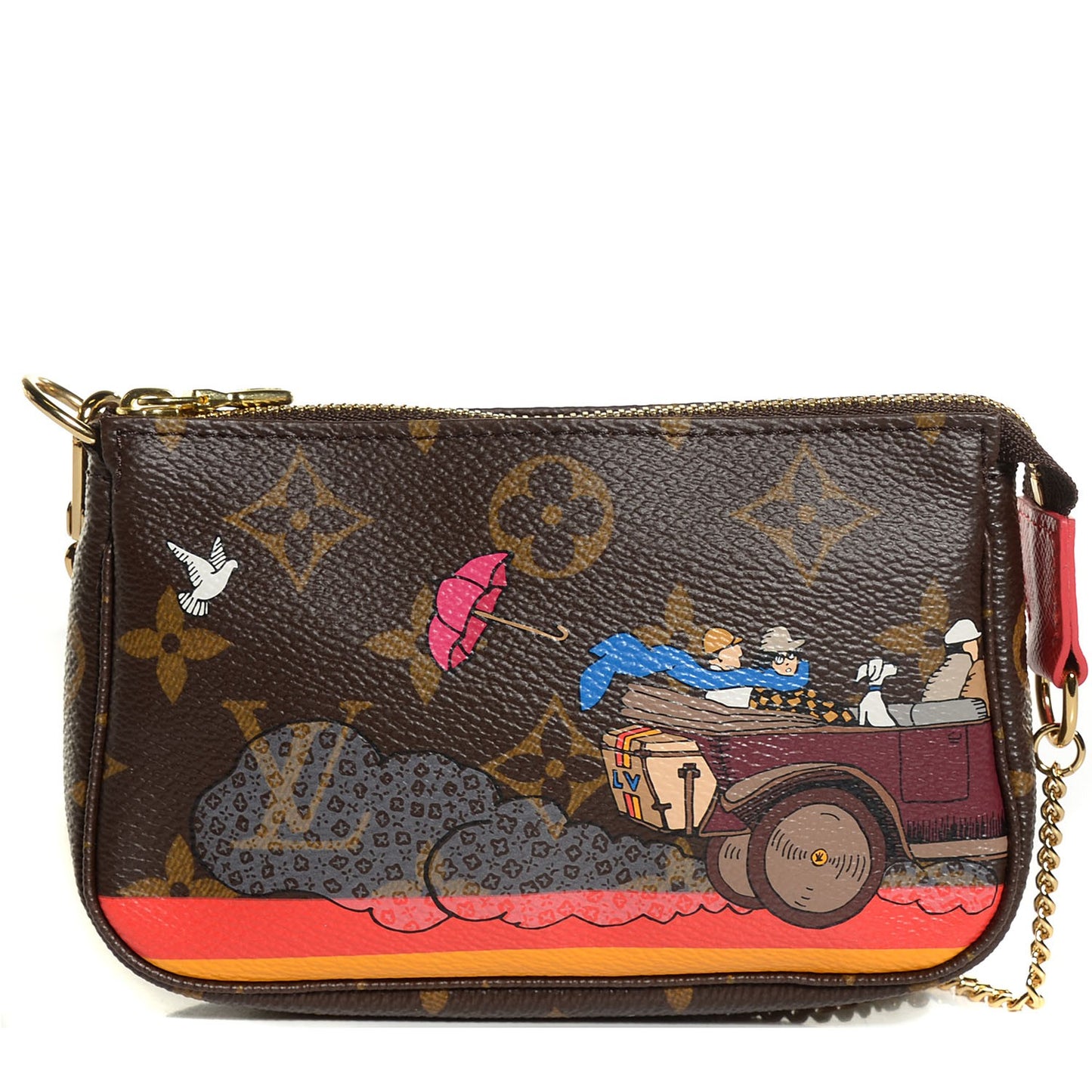 Monogram 2015 Christmas Animation Mini Pochette Accessories