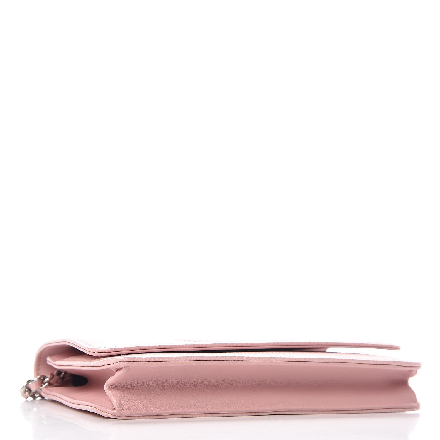 Chanel Caviar Timeless CC Wallet On Chain WOC Pink 4 of 13