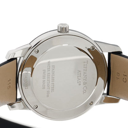 Tiffany Stainless Steel Calfskin 37mm Atlas 2-Hand Quartz Watch 4 of 4