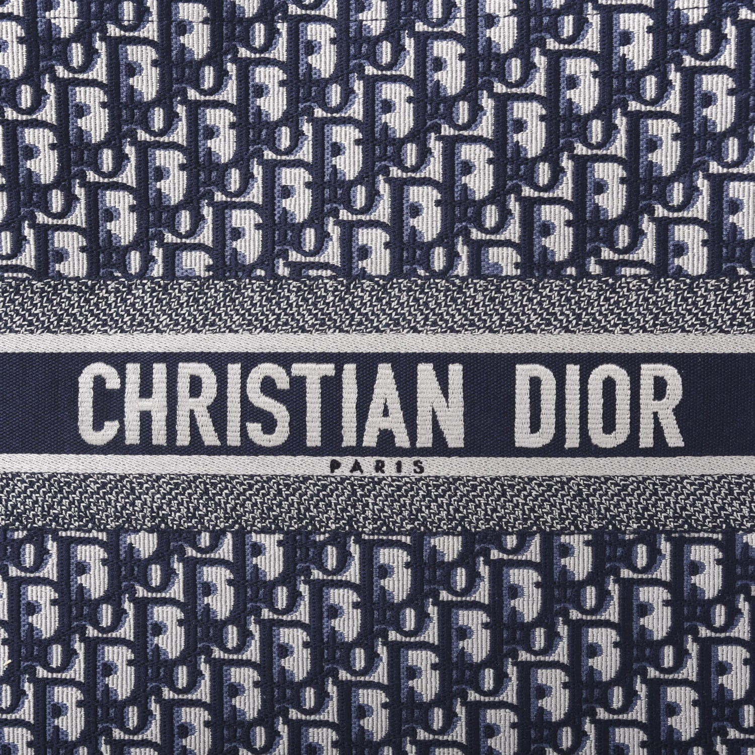 Christian Dior Oblique Book Tote Blue Multicolor 9 of 9