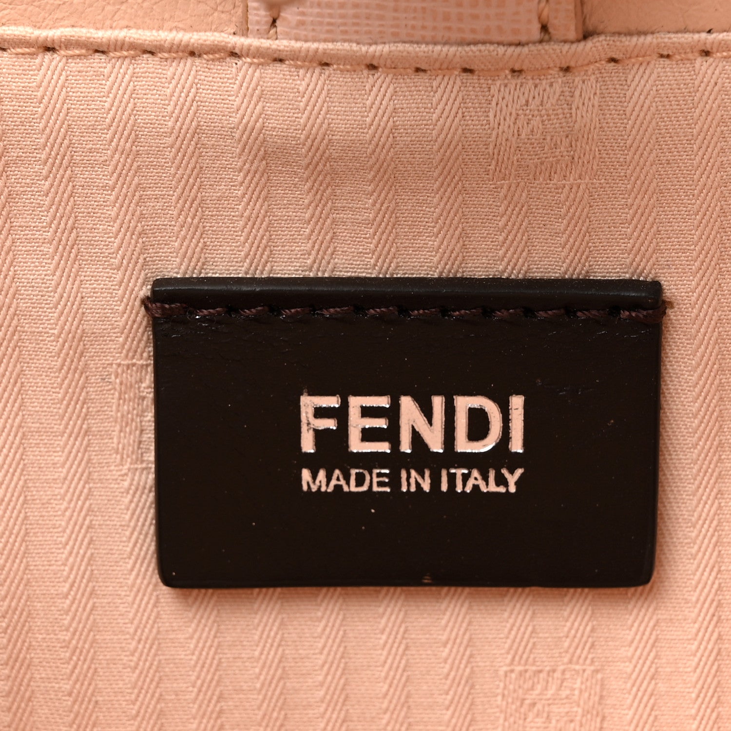 Fendi Vitello Elite Monster Petite 2Jours Tote Rosa Plaster 6 of 21