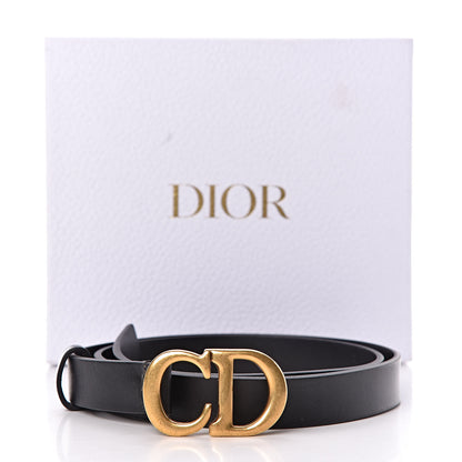 Christian Dior Calfskin Saddle Belt 75 Black 8 of 8