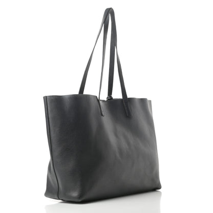 Saint Laurent Calfskin Large Shopping Tote Black 4 of 19