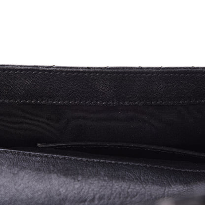 Saint Laurent Sheepskin Tri-Quilt Monogram Medium College Bag Black 9 of 15