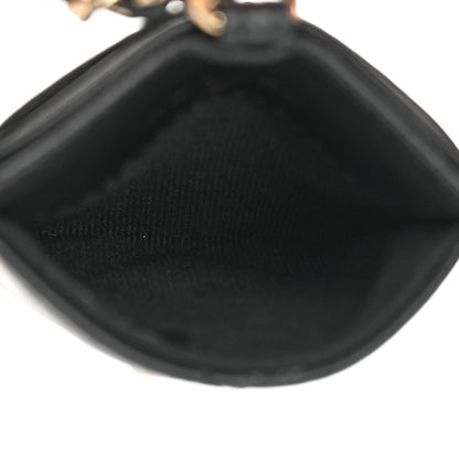 Chanel Caviar Quilted Tiny CC Card Holder On Chain Black 5 of 10