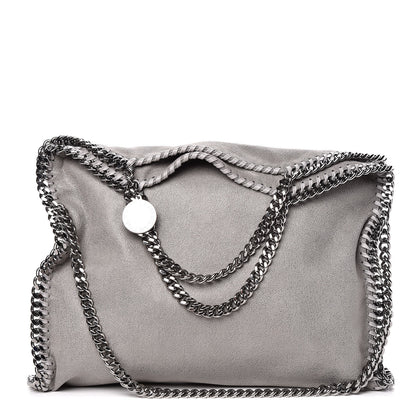 Stella McCartney Shaggy Deer Falabella Fold Over Tote Grey 1 of 10