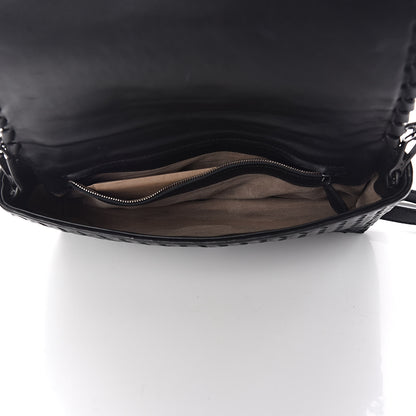 Bottega Veneta Nappa Intrecciato Dahlia Clutch Crossbody Black 5 of 10
