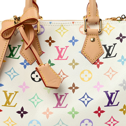 Louis Vuitton LV X TM Monogram Multicolor Speedy Bandouliere 25 White 7 of 9