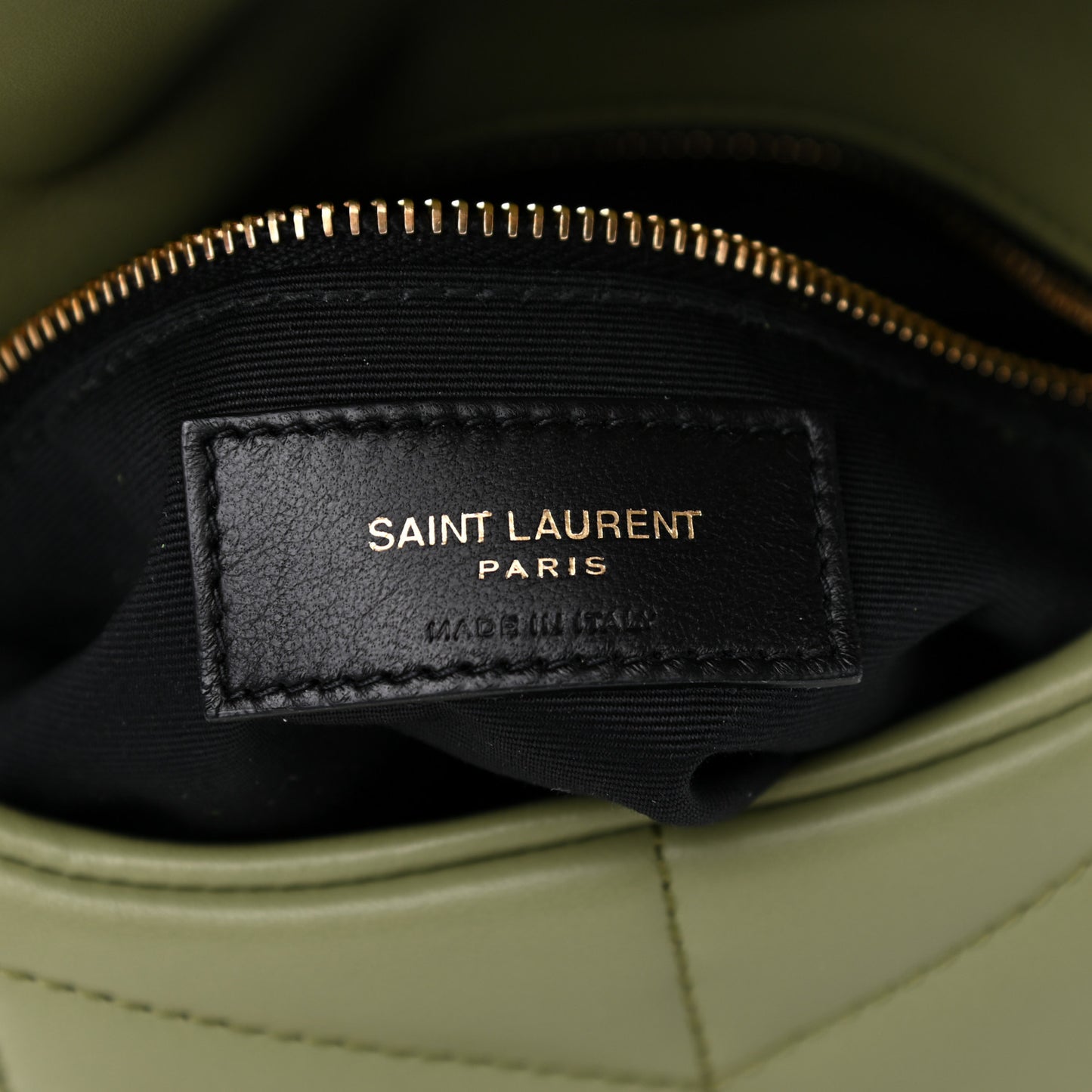 Lambskin Quilted Toy Loulou Puffer Monogram Chain Satchel Light Pistache