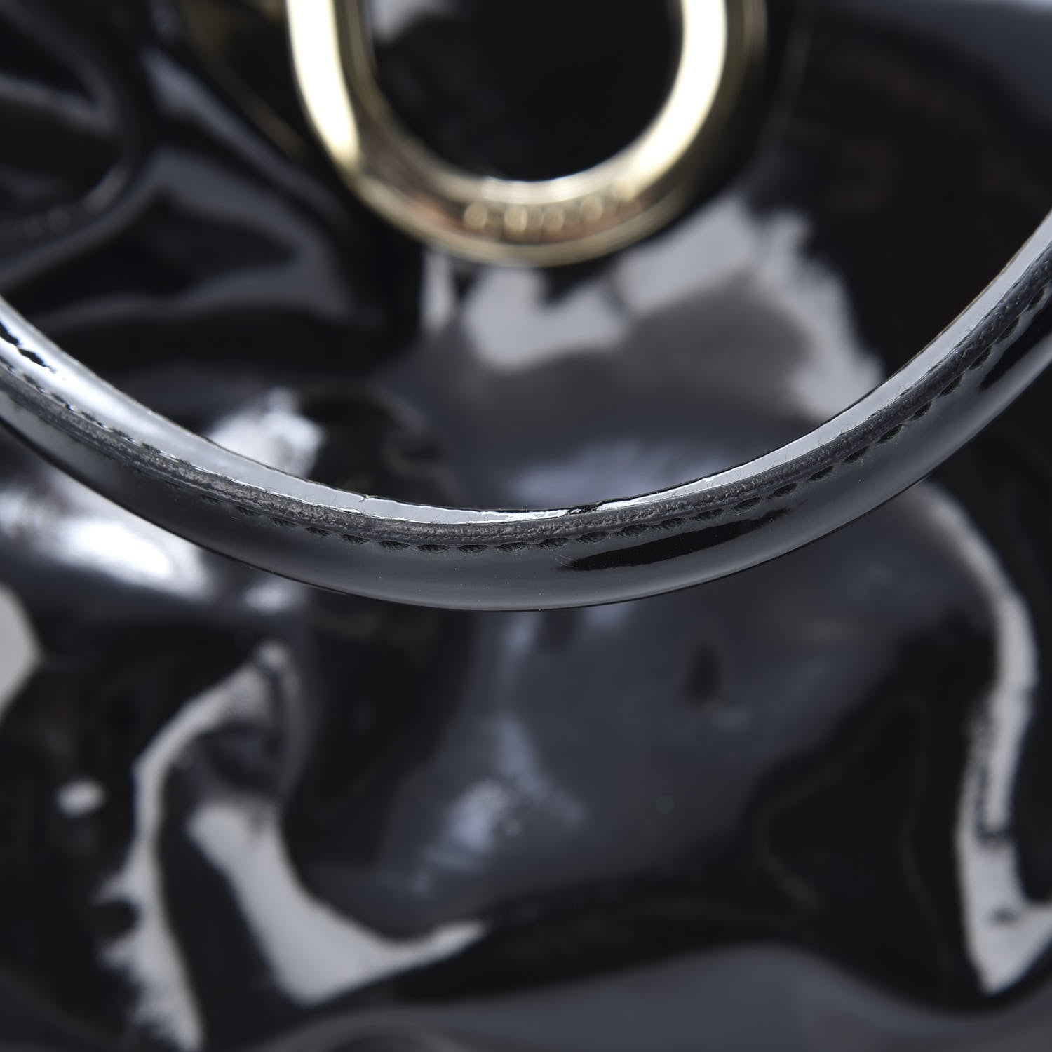 Gucci Patent D Ring Large Hobo Black 11 of 12