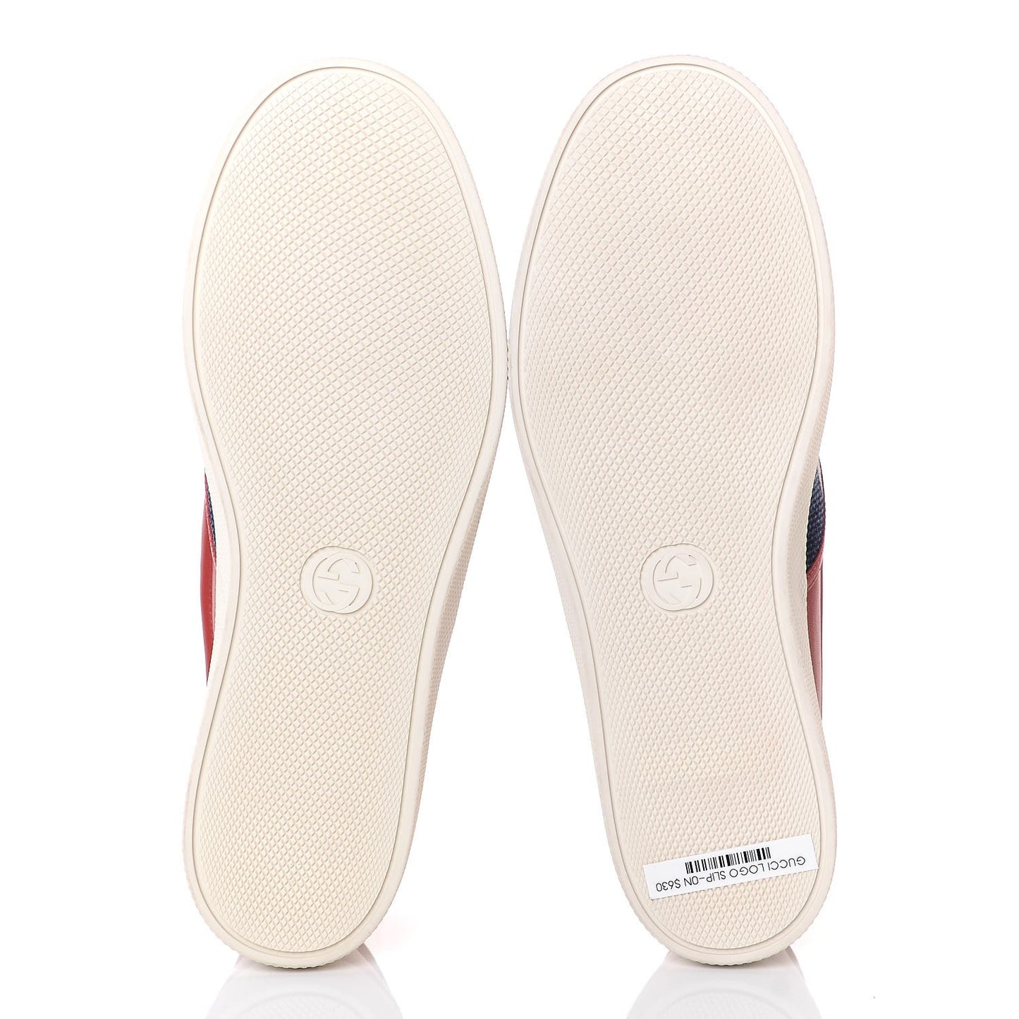 Canvas Sylvie Stripe Logo Mens Dublin Slip On Sneakers 10.5 Mystic White Hibiscus Red Maritime