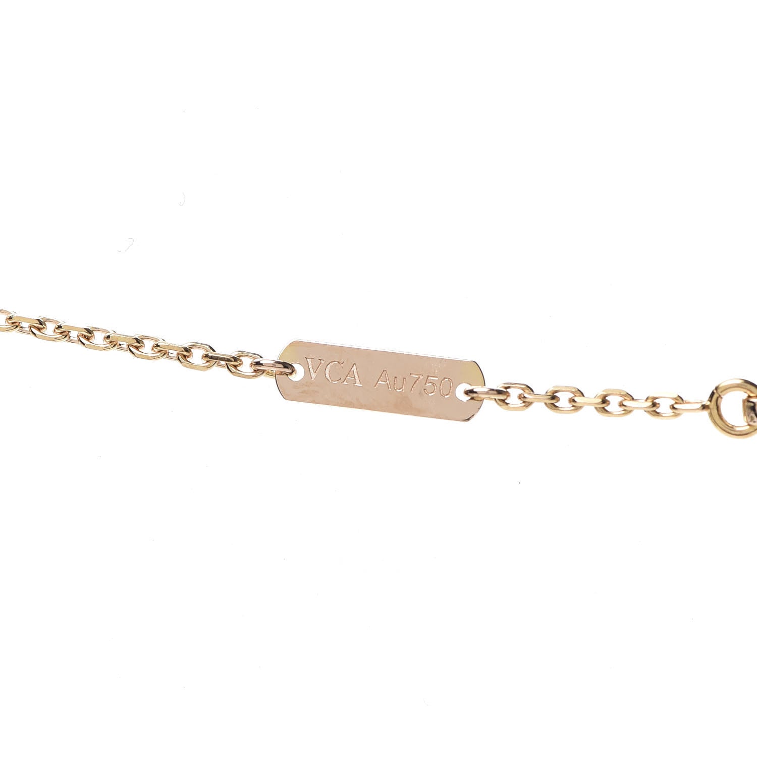 Van Cleef & Arpels 18K Rose Gold Vintage Alhambra Pendant Necklace 4 of 7
