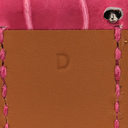 Hermes Alligator Heure H Hour Watch 30mm Strap Framboise 5 of 5