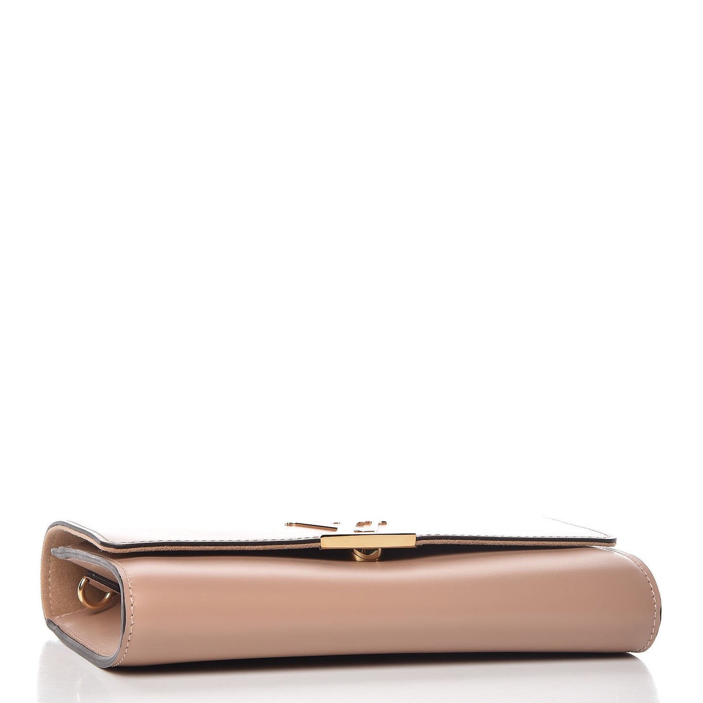 Calfskin Chain Louise GM Nude