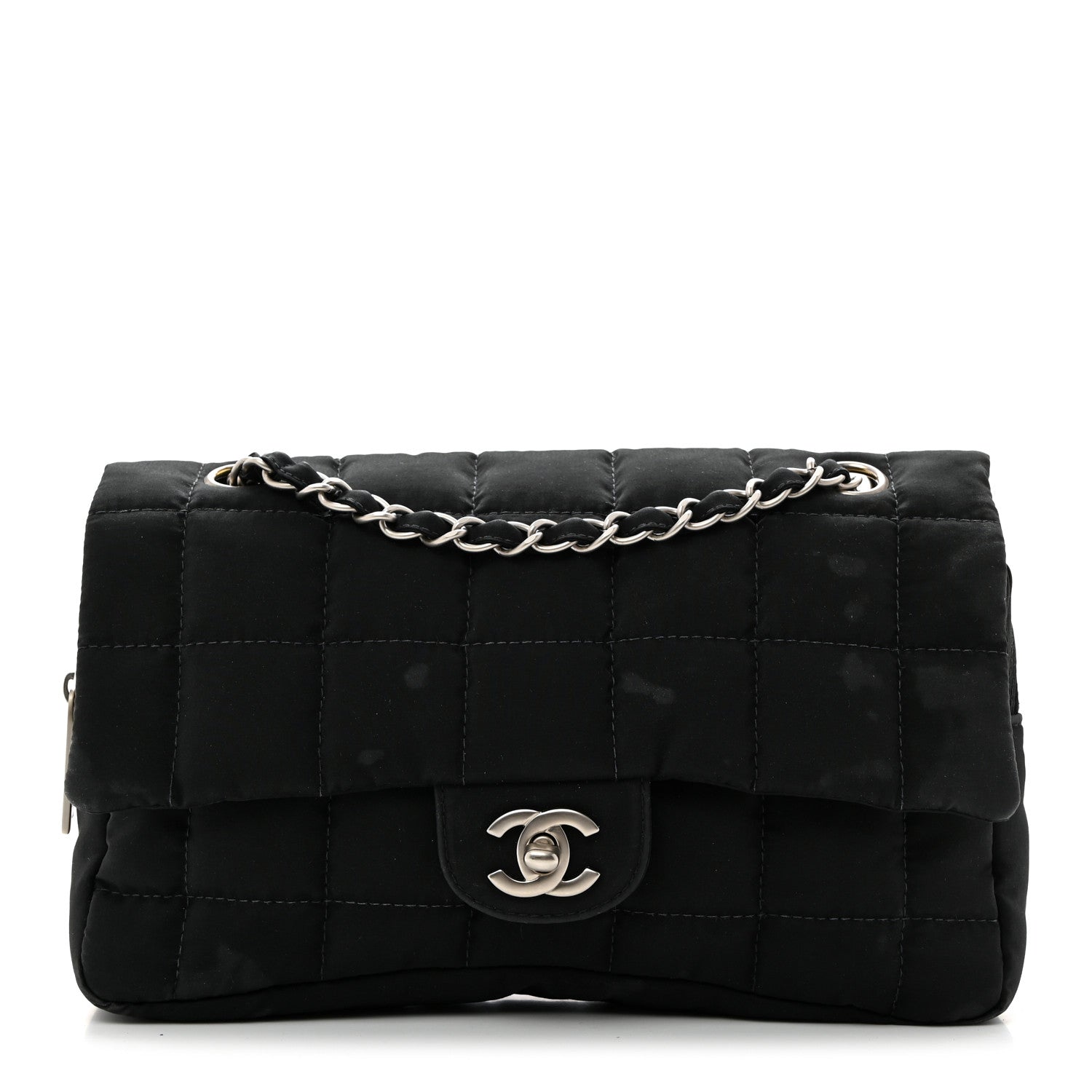 Chanel Nylon Square Quilted Flap Black 1 of 21