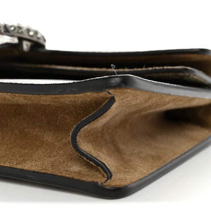 Gucci GG Supreme Monogram Suede Crystal Small Dionysus Shoulder Bag Beige Ebony Taupe 11 of 12