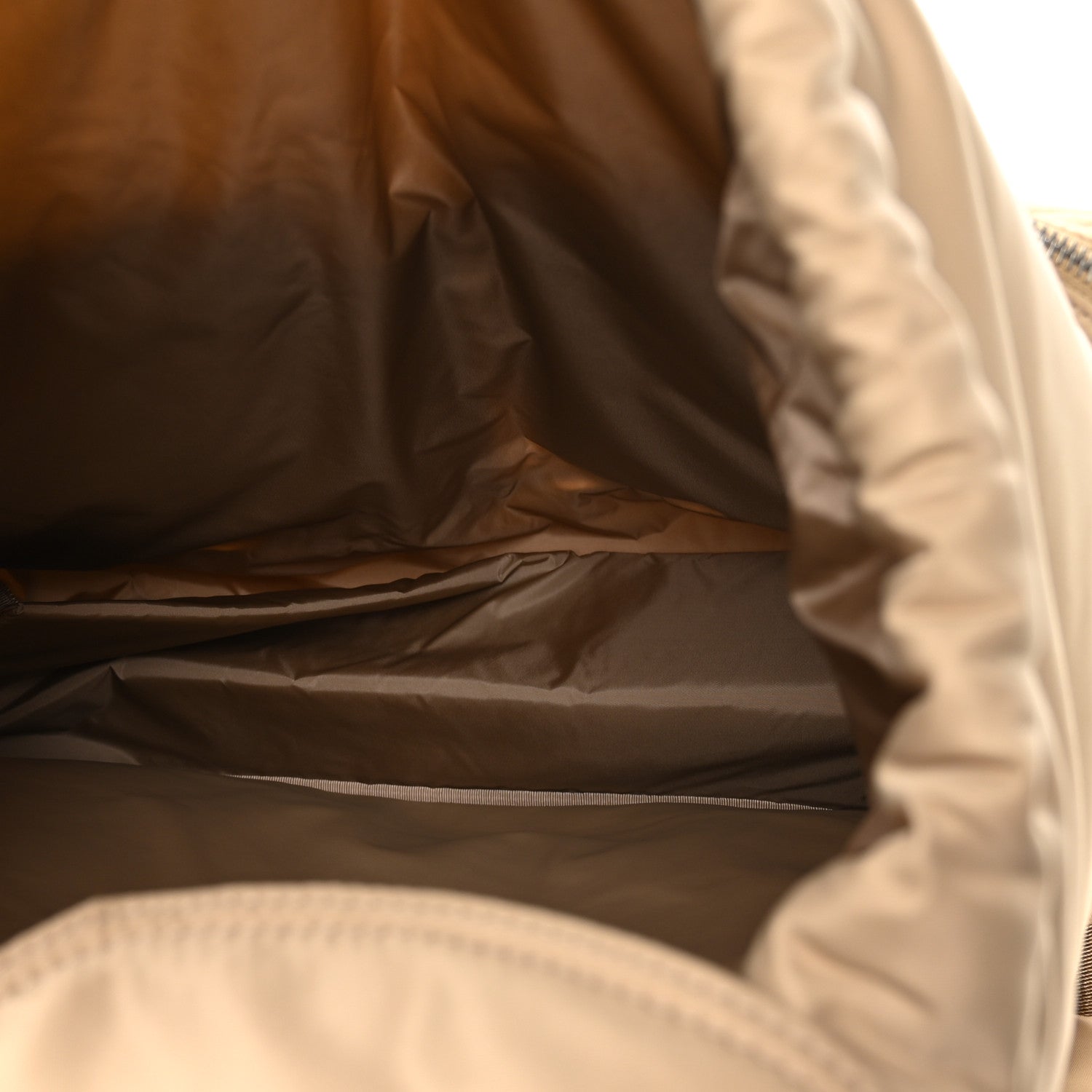 Burberry Nylon Medium Rucksack Backpack Gold Honey 5 of 11