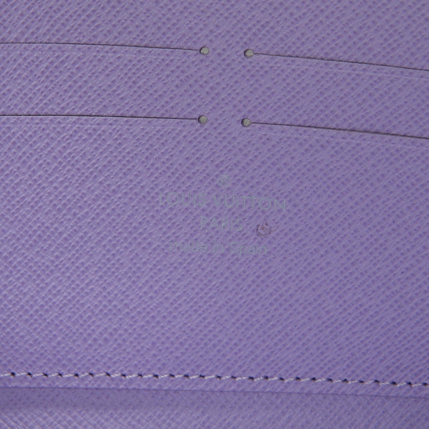Louis Vuitton Monogram Multicolor Zippy Wallet Black Violet 6 of 6