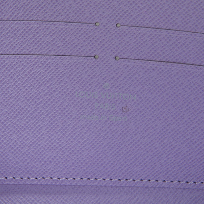 Louis Vuitton Monogram Multicolor Zippy Wallet Black Violet 6 of 6