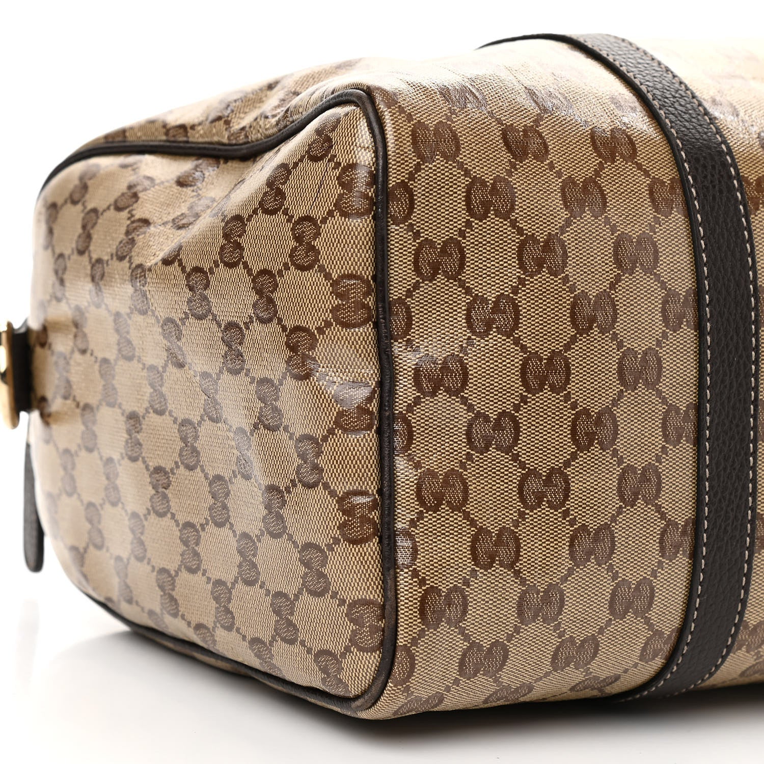 Gucci Crystal Monogram Medium Joy Boston Dark Brown 9 of 11