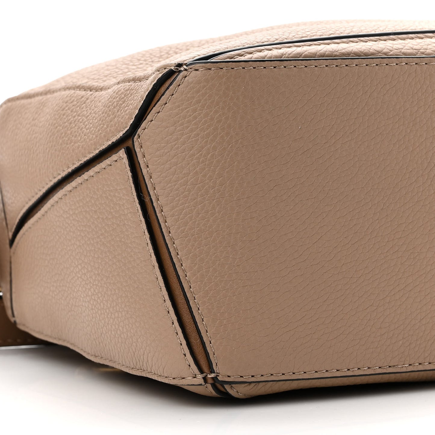 Grained Calfskin Small Puzzle Bag Sand Mink