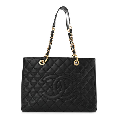 Chanel Caviar Quilted Grand Shopping Tote GST Black 1 of 11