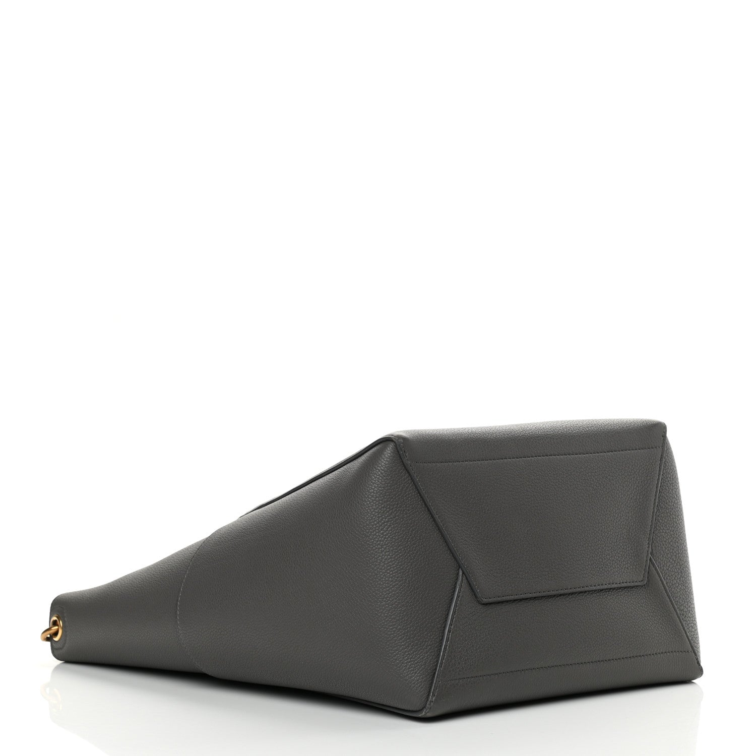 Celine Soft Grained Calfskin Sangle Bucket Bag Grey 4 of 16