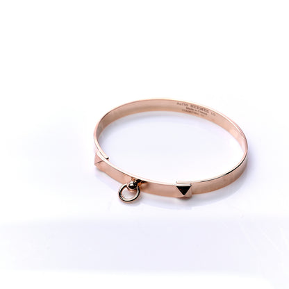 Hermes 18K Yellow Gold PM Collier De Chien Bracelet LG 4 of 7