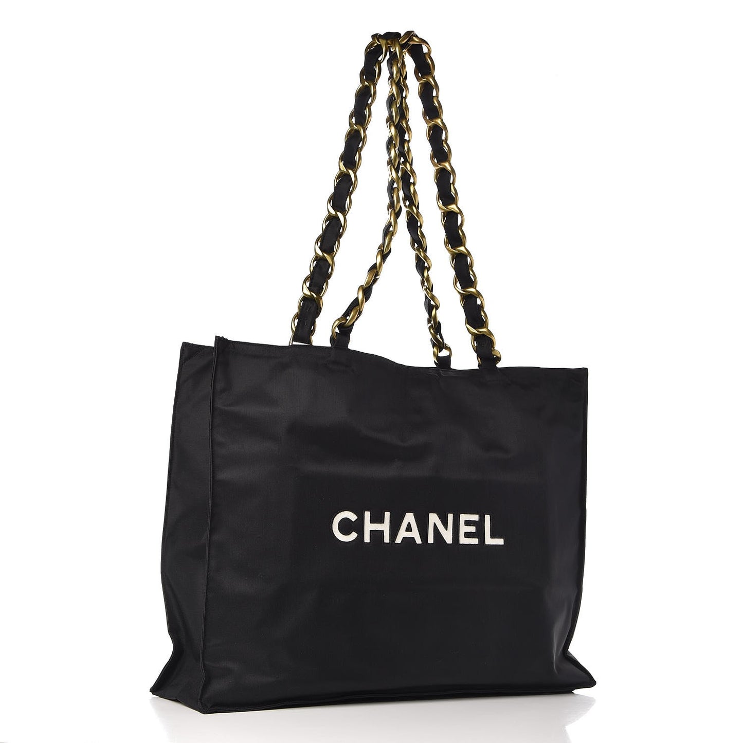 Canvas Chain Jumbo CC Tote Black