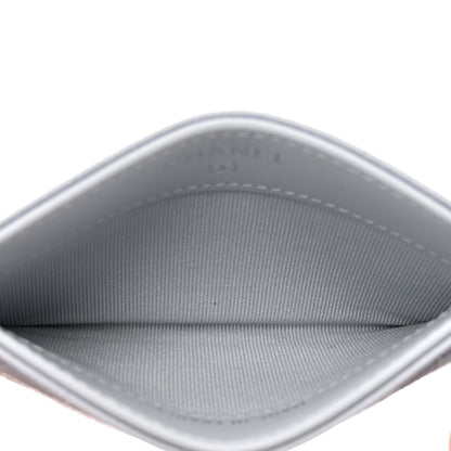 Chanel Caviar Quilted Card Holder Light Grey 5 of 8