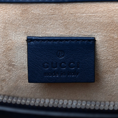 Gucci Calfskin Panther Embroidered Medium Dionysus Shoulder Bag White Blue Hibiscus Red 8 of 10
