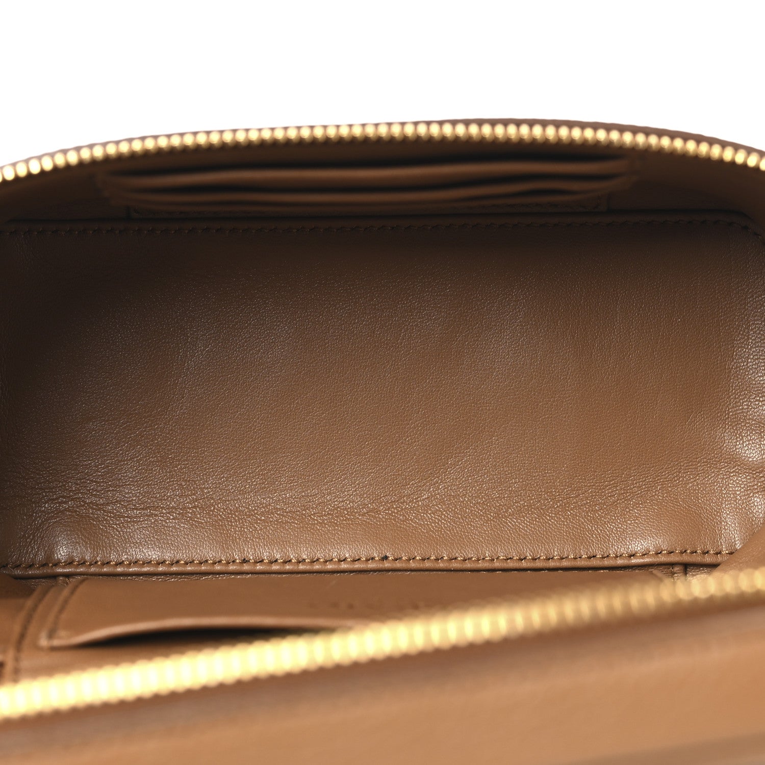 Prada Vitello Daino Mini Vanity Top Handle Bag Caramel 5 of 9