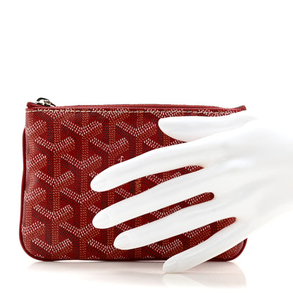 Goyard Goyardine Mini Senat Pochette Red 2 of 8
