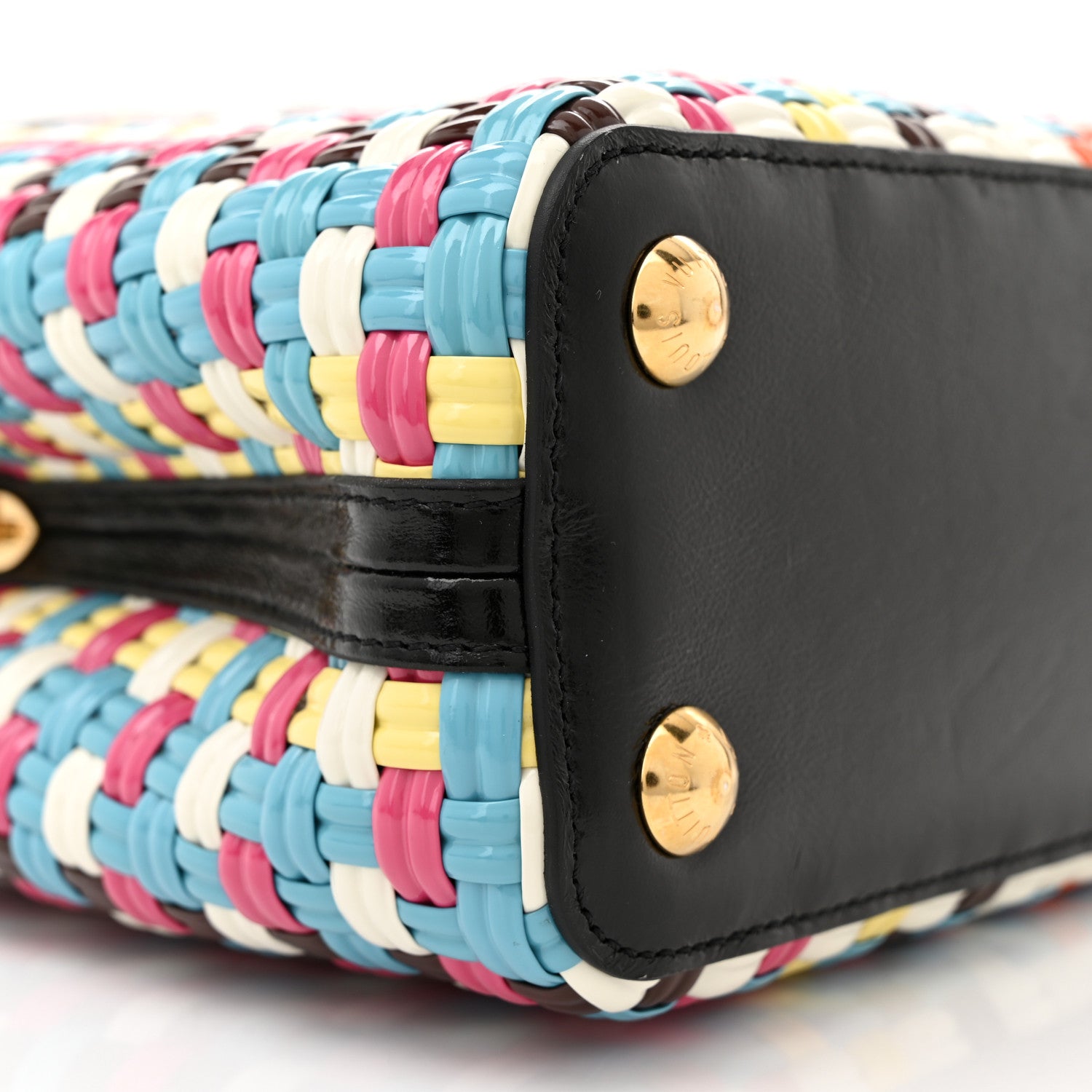 Louis Vuitton Taurillon Calfskin Guinguette Capucines BB Multicolor 8 of 11