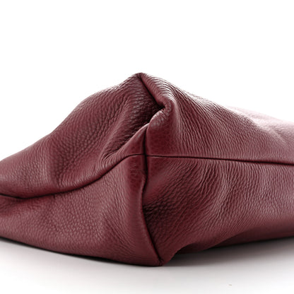 Gucci Grained Calfskin Softbit Maxi Shoulder Bag Rosso Ancora Red 9 of 13