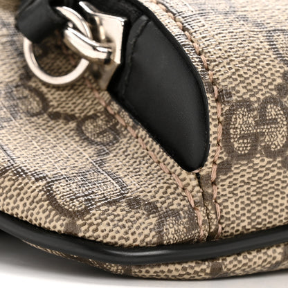 Gucci GG Supreme Monogram Belt Bag Black 9 of 11