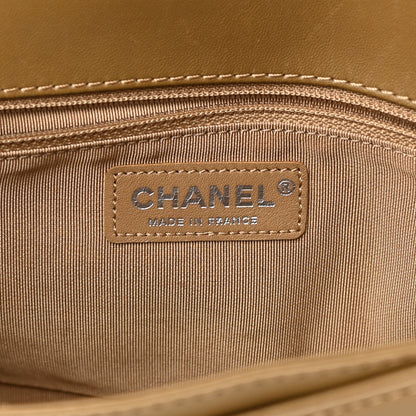 Chanel Calfskin Tweed Enchained Medium Boy Flap Brown 6 of 17