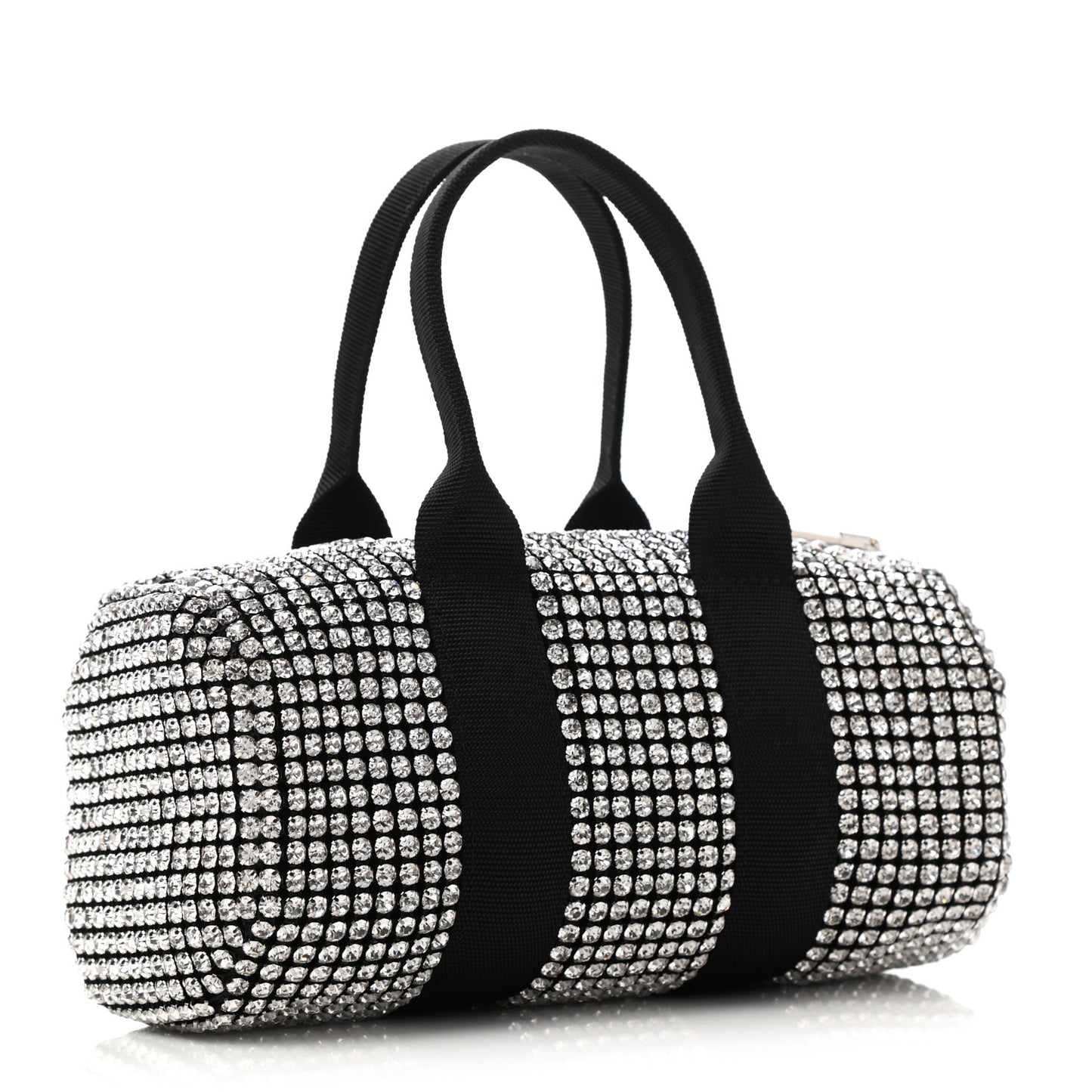 Mesh Crystal Cruiser Mini Duffle White
